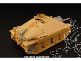Hauler kit d’amélioration HLX48219 Flammpanzer 38(t) Hetzer pour kit Tamiya 1/48