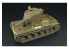 Hauler kit d'amelioration HLX48141 KV-2 pour kit Tamiya 1/48