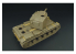 Hauler kit d'amelioration HLX48141 KV-2 pour kit Tamiya 1/48