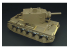 Hauler kit d'amelioration HLX48141 KV-2 pour kit Tamiya 1/48
