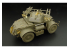 Hauler Kit d'amelioration HLU35056 T17E1 Staghound Mk.I avec 60LB Rocket Launch pour Kit bronco 1/35