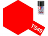 peinture maquette tamiya bombe ts49 rouge vif brillant