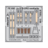 EDUARD photodecoupe avion FE895 Harnais m&eacute;tal Junkers Ju 87B-2 / R2 Airfix 1/48