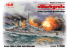 Icm maquette bateau S.017 Markgraf Cuirassé allemand WWI (coque entiere et waterline) 1/700