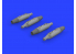 Eduard kit d'amelioration brassin 672189 Lance roquettes UB-16 pour MiG-21 Eduard 1/72