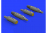 Eduard kit d'amelioration brassin 672189 Lance roquettes UB-16 pour MiG-21 Eduard 1/72