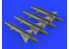 Eduard kit d'amelioration brassin 672191 Missiles RS-2US pour MiG-21 Eduard 1/72