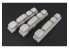 Hauler accessoire diorama HLX48196 sacs à dos et sacs allemands en resine 1/48
