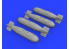 Eduard kit d'amelioration avion brassin 648415 Bombes a fragmentation BL755 1/48
