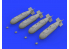 Eduard kit d'amelioration avion brassin 648415 Bombes a fragmentation BL755 1/48