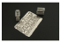 Brengun kit d'amelioration avion BRL144053 Me 262A Schwalbe TWO IN PACK pour kit Eduard 1/144