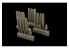 Brengun kit d'amelioration avion BRL144037 helices de B29 Superfortress pour kit Fujimi et Academy 1/144