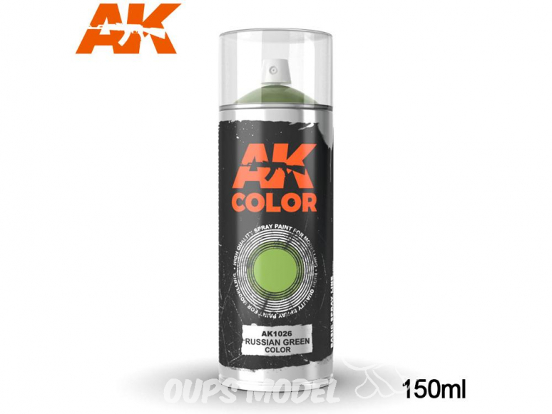 Ak Spray AK1026 Bombe peinture Vert Russe - Russian Green 150ml