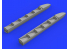 Eduard kit d'amelioration brassin 672202 Pipes d'échappement Ki-61-Id Tamiya 1/72