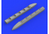 Eduard kit d'amelioration brassin 672202 Pipes d'échappement Ki-61-Id Tamiya 1/72