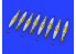 Eduard kit d'amelioration avion brassin 648396 GBU-32 Protégé thermiquement 1/48