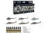 Vallejo Set Model Air 71601 Helicoptères de combat Soviétiques / Russes de la Guerre Froide à Aujourd'hui 8 x 17ml