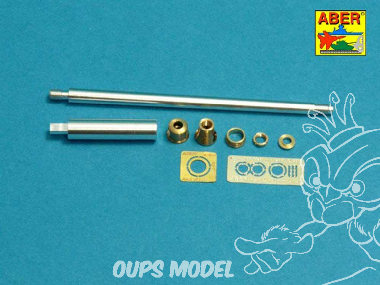 Aber 35L243 Canon pour canon allemand 8,8cm Kw.K 43 (L / 71) utilisé sur le Tiger B Henschel-Turm Meng 1/35