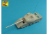 Aber R43 Jeu d'antennes R-43 pour les chars russes comme: T-54 T-55 et autres AVF 1/35