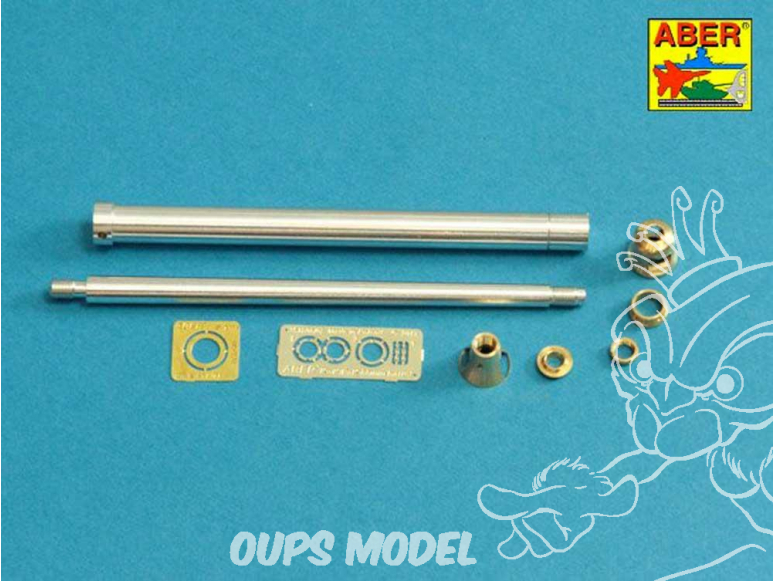 Aber 35L248 Fut de Canon pour canon allemand de 8,8 cm Kw.K 43/3 L / 71 (utilisé sur la tourelle Porsche Tiger B-tardive 1/35