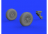 Eduard kit d'amelioration brassin 672203 Roues F6F Hellcat Eduard 1/72