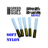 Green Stuff 500134 Remplacement Stylo gratte-brosse &ndash; Nylon doux