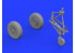 Eduard kit d'amelioration brassin 672204 Roues F4U Corsair Tamiya 1/72