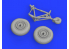 Eduard kit d'amelioration brassin 672204 Roues F4U Corsair Tamiya 1/72