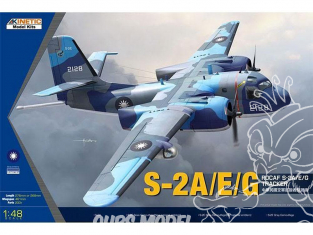 Kinetic maquette avion K48074 S-2A/E/G Tracker ROCAF 1/48