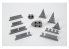 Cmk kit d'amelioration N72010 Portes de museau de torpille ouvertes U-Boot IX ouvertes kit revell 1/72