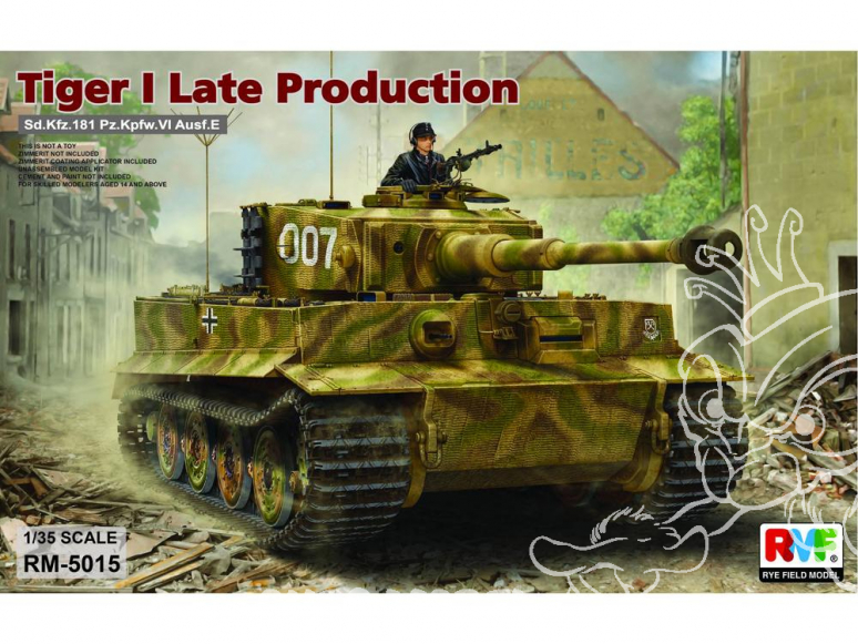 Rye Field Model maquette militaire 5015 Sd.Kfz.181 Tigre I Fin de production 1/35