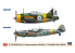 Hasegawa maquette avion 02279 B-239 Buffalo et Messerschmitt Bf 109 G-6 "Armée de l'air finlandaise" 1/72