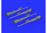 Eduard kit d'amelioration avion brassin 648442 M2 Browning avec poignées 1/48