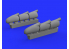 Eduard kit d'amelioration avion brassin 648456 Pipes d'échappement Spitfire Mk.I Tamiya 1/48