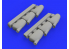 Eduard kit d'amelioration avion brassin 648456 Pipes d'échappement Spitfire Mk.I Tamiya 1/48