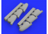 Eduard kit d'amelioration avion brassin 648456 Pipes d'échappement Spitfire Mk.I Tamiya 1/48