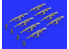 EDUARD Brassin super detaillage 635010 Fusils d'assaut AK47 1/35