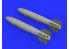 Eduard kit d'amelioration avion brassin 648447 Bombe nucléaire B43-0 avec Queue SC43-47/-7 1/48
