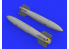 Eduard kit d'amelioration avion brassin 648447 Bombe nucléaire B43-0 avec Queue SC43-47/-7 1/48