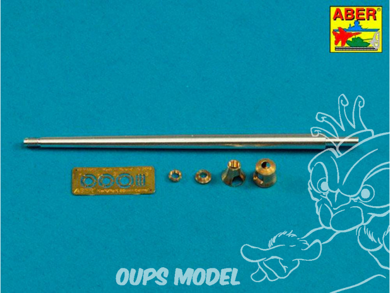 Aber 48L35 Canon allemand 88mm Pak 43/2 L / 71 pour Sd.Kfz.184 “Elephant” 1/48