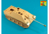 Aber 35L270 8,8cm allemand Une pièce Pak 43/3 L / 71 Canon pour Jagdpanther Ausf G1 début 1/35