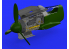 Eduard kit d'amelioration avion brassin 648441 Moteur Messerschmitt Bf109G-10 Eduard 1/48