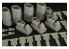 Brengun kit d'amelioration avion BRL72154 Ensemble moteur C-130 E / H (kit Italeri) 1/72