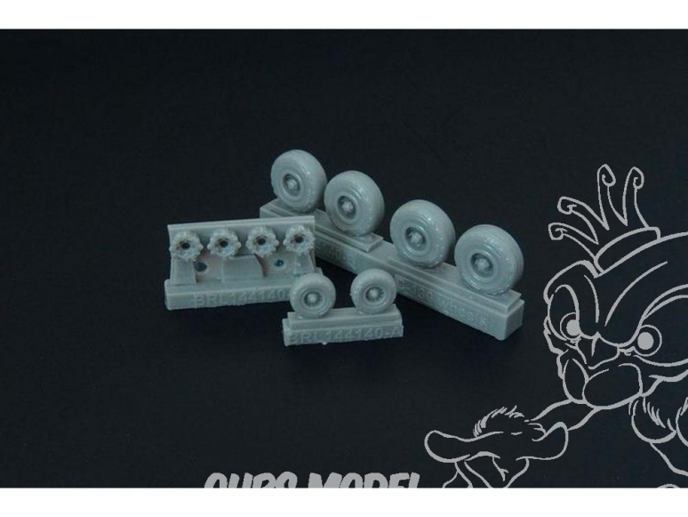 Brengun kit d'amelioration avion BRL144140 roues pour C-130 Hercules 1/144