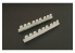 Brengun kit d'amelioration avion BRL144142 3 types de roues pour Spitfire 1/144