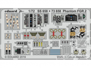 Eduard photodecoupe avion 73658 Amélioration Phantom FGR.2 Airfix 1/72