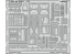 Eduard photodecoupe avion 73656 Amélioration Messerschmitt Me 262B-1 Airfix 1/72