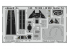 EDUARD photodecoupe avion 49969 Amélioration Hunter F.6 Airfix 1/48