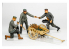 Copper State Models personel F32-006 Équipe d'équipe de munitions d'aérodrome allemand avec chariot 1/32