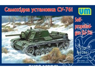 UM Unimodels maquettes militaire 286 SU-76i CANON AUTOMOTEUR ANTI-CHARS SOVIÉTIQUE 1943 1/72